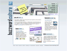 Tablet Screenshot of buzzwordculture.com